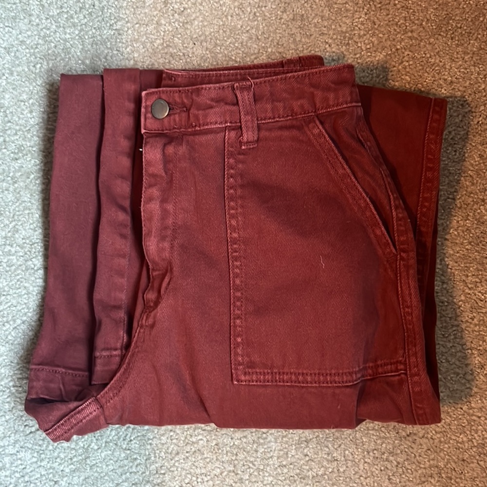 wide leg cargo pants size 4 / 27